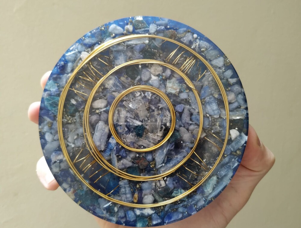 Disco Orgonite - Blue Shades