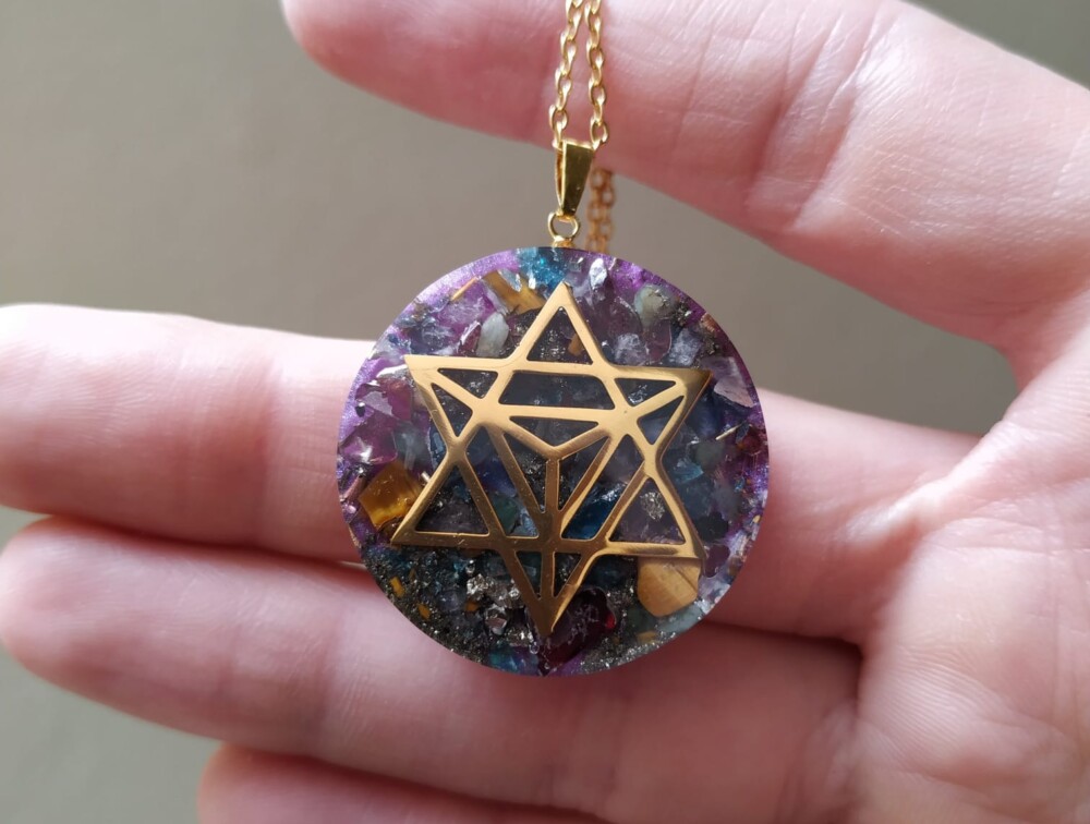 Colar Orgonite - Merkabah Mystic